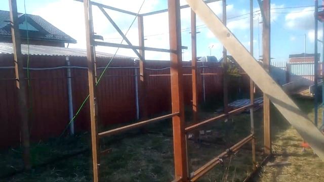 Клетка Фарадея 9х3х3 металл 100 мм тепличка своими руками каркас стен стоит. смотреть онлайн