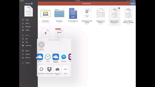 Open File in Another App with PDF Expert смотреть онлайн