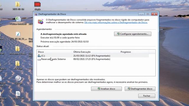 Como Desfragmentar o HD ou Disco Rígido do PC Sem Programa смотреть онлайн