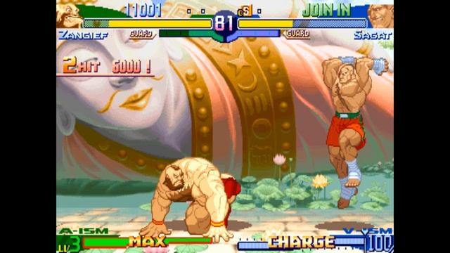 Street Fighter Alpha 3 Xiang Long Edition (MAME) Zangief Arcade смотреть онлайн