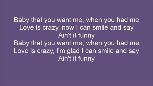 Jennifer Lopez ft Ja Rule Ain t It Funny Lyrics смотреть онлайн