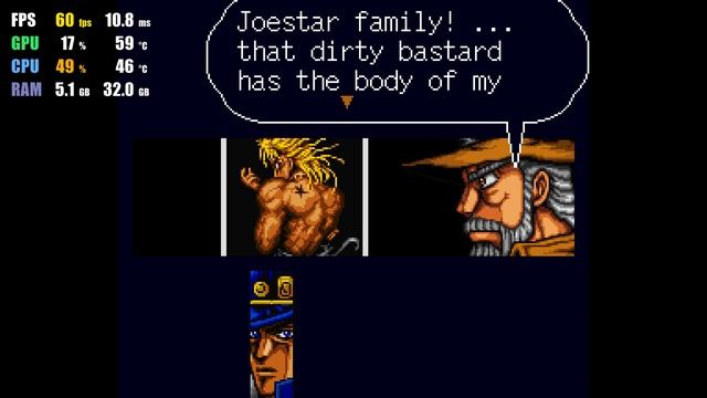 BSNES | Jojo No Kimyou Na Bouken | SNES Emulator HD Gameplay