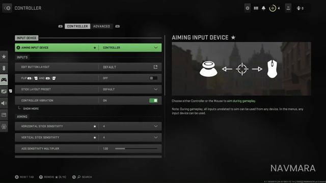 How to change aiming input device in call of duty modern warefare 2 or warzone 2.0 смотреть онлайн