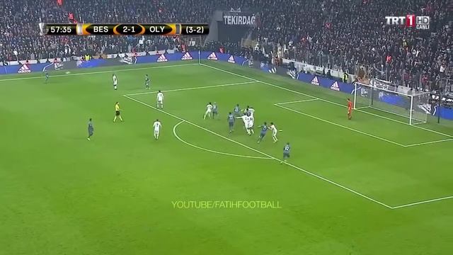 Beşiktaş 4-1 Olympiakos Türkçe Spiker Maç Özeti Avrupa Ligi (16/03/2017 смотреть онлайн
