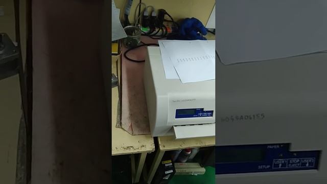 Test Passbook Printer Tally 5040 IM733660 смотреть онлайн