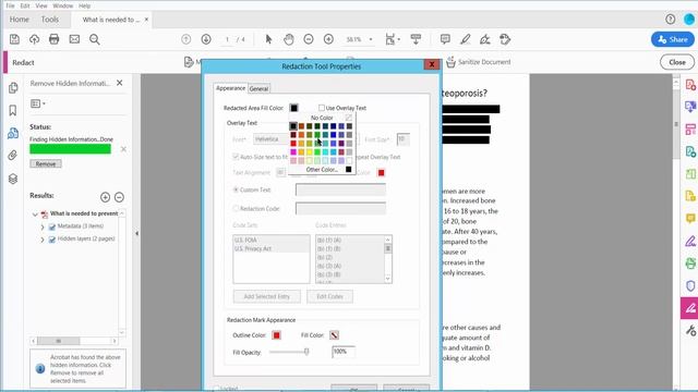 How to black out text in pdf using Adobe Acrobat Pro DC смотреть онлайн
