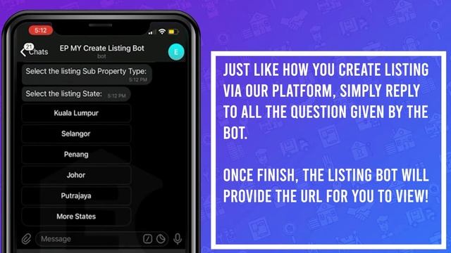 Telegram Listing Bot | EdgeProp.my смотреть онлайн