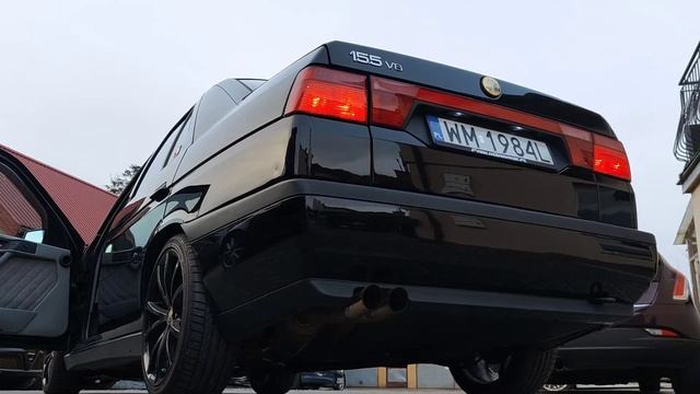 Alfa Romeo 155 V6 Busso acceleration sound custom INOX exhaust смотреть онлайн