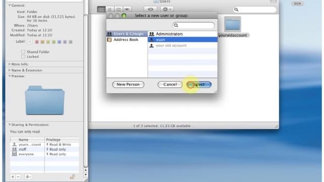 How to change / add file or folder permissions on mac osX смотреть онлайн