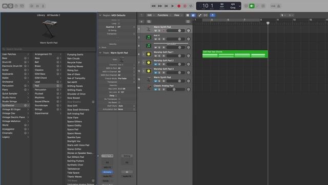 Simple Worship Pad Creation Using Logic Pro Stock Instruments (Part 1 of 3) смотреть онлайн