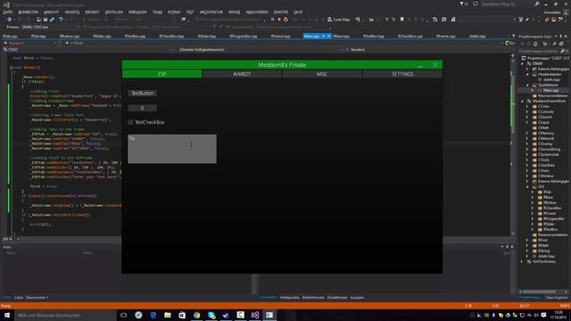 D3DX9 UI Framework: TextBox & Tabs смотреть онлайн