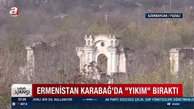 Karabağ'daki Tarihi Camiden Sadece Minare Kaidesi Kaldı смотреть онлайн