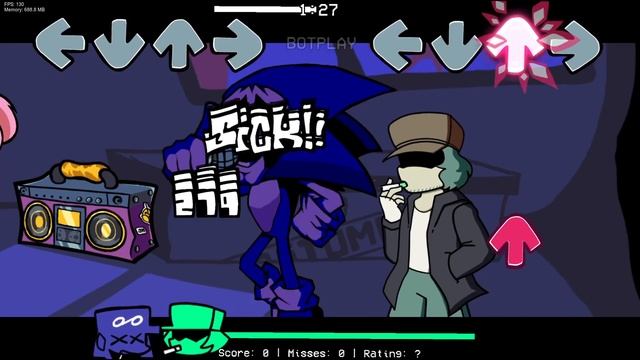 FNF Sinister but it's Cassette Girl and Natsuki vs Garcello and Majin Sonic смотреть онлайн