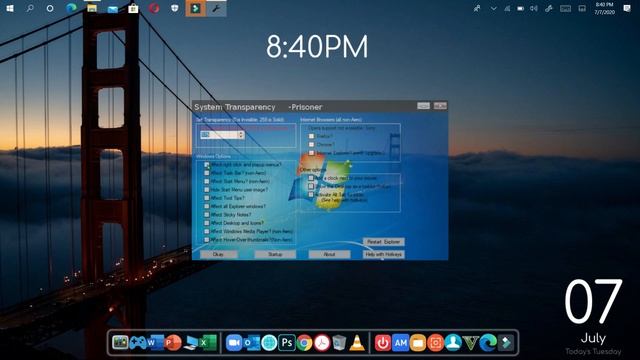 How to make windows 10 Transparent |For free 2020 | Transparency Aero effect смотреть онлайн