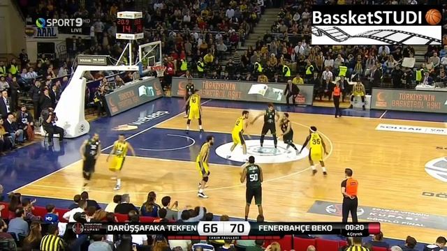 Darussafaka - SOB 3pts quick hitter (coach Selcuk Ernak) смотреть онлайн
