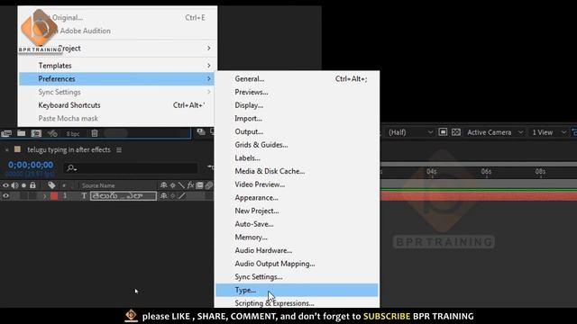 telugu typing in after effects 2020 | Telugu typing in after effects 2020 || Bpr training смотреть онлайн