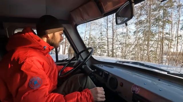 Поехали с женой в зимний лес на буханке смотреть онлайн