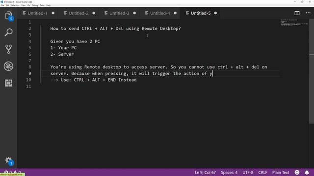 How to send CTRL + ALT + DEL using Remote Desktop? смотреть онлайн