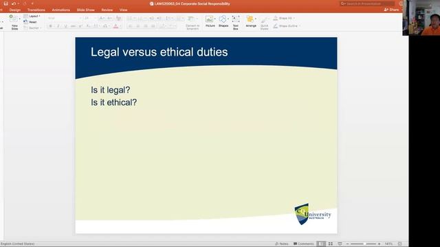 LAWS20063 Corporate Governance (Corporate Social Responsibility) смотреть онлайн