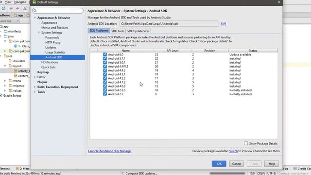 Android 3 SDK manager смотреть онлайн