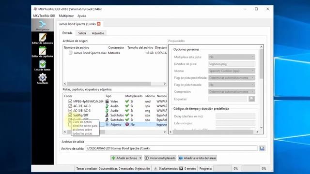 MKVToolnix - Actualización 2016 смотреть онлайн