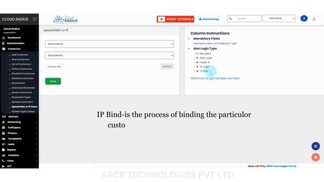 ARCR Technologies Pvt Ltd || How to Upload Mac or IP users ? || English || Tutorial No - #07 смотреть онлайн