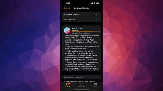 How to Update to watchOS 10.1 - Apple Watch Series 8 смотреть онлайн