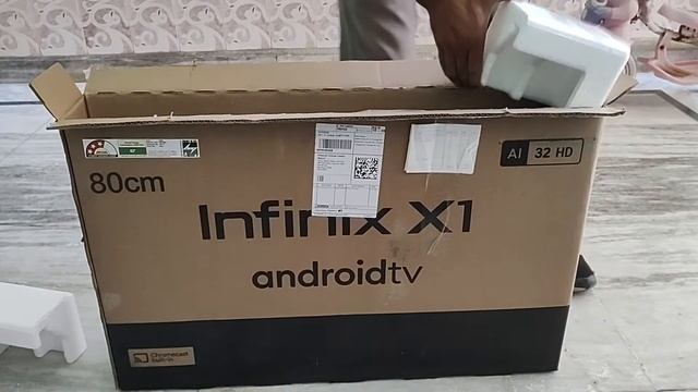 unboxing of Infinix X1 32inch android smart hd tv смотреть онлайн
