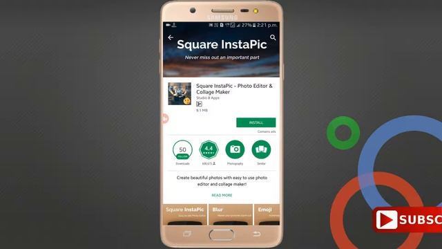 Make Blur Border | DSLR Effect in Android | Sqare Insta Pic | Hindi | iSmart смотреть онлайн