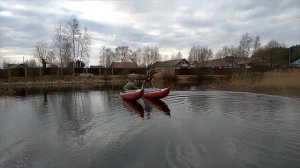 Транец для надувного туристического катамарана