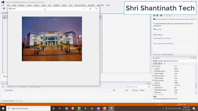 Implementation of Tab control, Timer and PrograsBar in VB NET смотреть онлайн