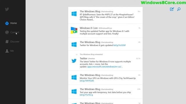 How to log out from updated Twitter app for Windows 8/RT/8.1 смотреть онлайн