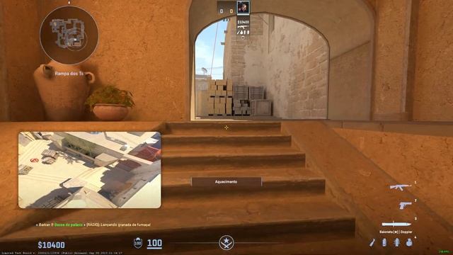 Smoke passagem bomb A jungle e liga na mirage CS2 смотреть онлайн