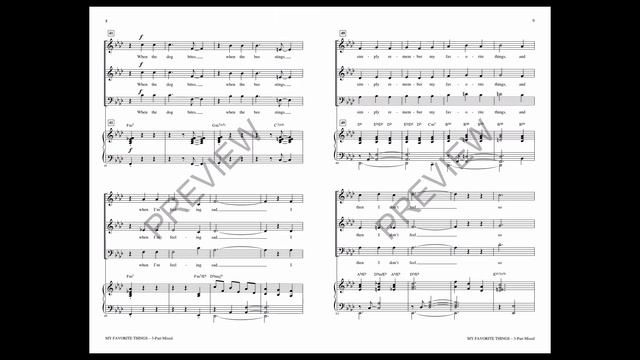 My Favorite Things (from The Sound of Music) (3-Part Mixed Choir) - Arranged by Roger Emerson смотреть онлайн