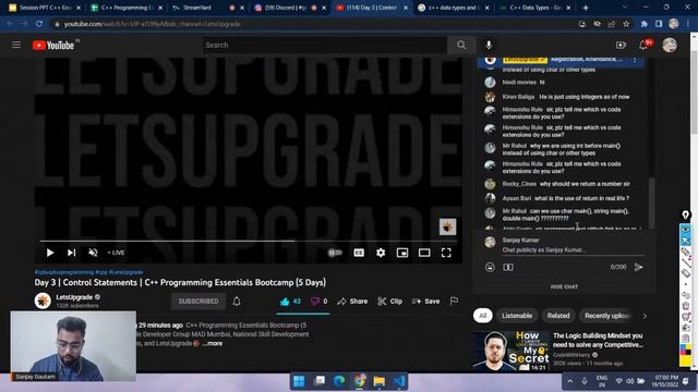 Day 3 | Control Statements | C++ Programming Essentials Bootcamp (5 Days) смотреть онлайн