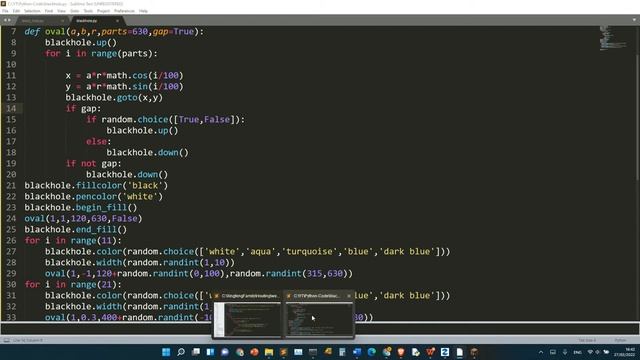 Code this realistic black hole in less than 40 lines! Python Fun With Shapes S1 E17 смотреть онлайн