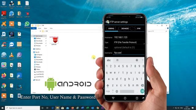 FTP Client Software Installation & Server configuration for Windows, Android and IOS Devices Part - смотреть онлайн