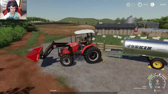 ALIMENTANDO NOSAS NOVAS OVELHAS | Farming Simulator 19 | Os Pioneiros - Episódio 29 смотреть онлайн