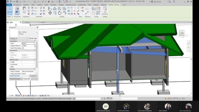 GUTTER PROFILE EXTRUSION | SOLID BLEND TOOL | LOADING OF DOORS AND WINDOWS_REVIT ONLINE CLASS WEEK смотреть онлайн