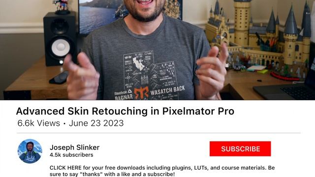 Advanced skin re-touching in Pixelmator Pro is FAST смотреть онлайн