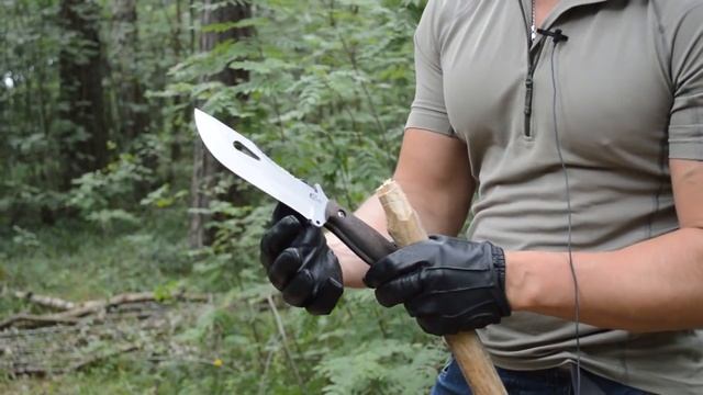 BONECRUSHERS. Нож ВОИН кузница Ю.М. Сёмина. Уличный тест