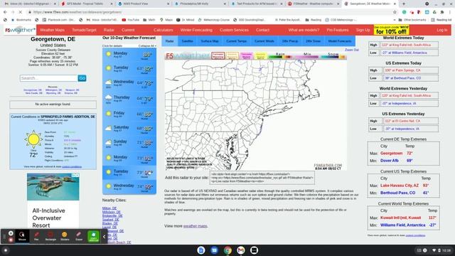 Monday Mania Weather Report: Nice Day/Week; Update on Tornadoes last week смотреть онлайн