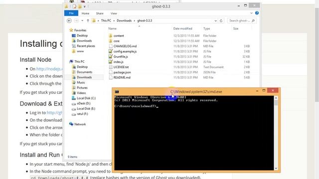 Install ghost CMS in windows | Ghost Basic Tutorial | Part One | RRF Bangla tutorial смотреть онлайн