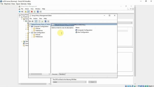 39 Default Domain Group Policy Demo | Active Directory | Windows Server 2016 Tutorial смотреть онлайн