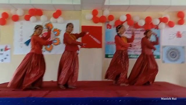 Best Nepali Mix Dances In Welcome Program || GAC Jhapa || Manich Rai смотреть онлайн