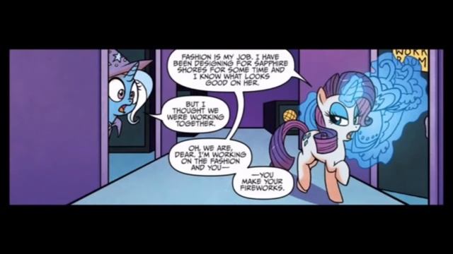 Rarity and Trixie help each other MLP (comic) смотреть онлайн