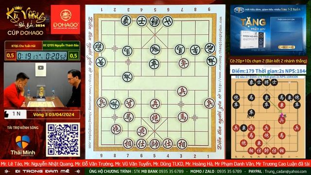 [LIVE Cờ Tướng] Kỳ Vương Đất bắc 2024 cup DOHAGO | ĐC QTĐS Nguyễn Thành Bảo vs KTQG Chu Tuấn Hải смотреть онлайн