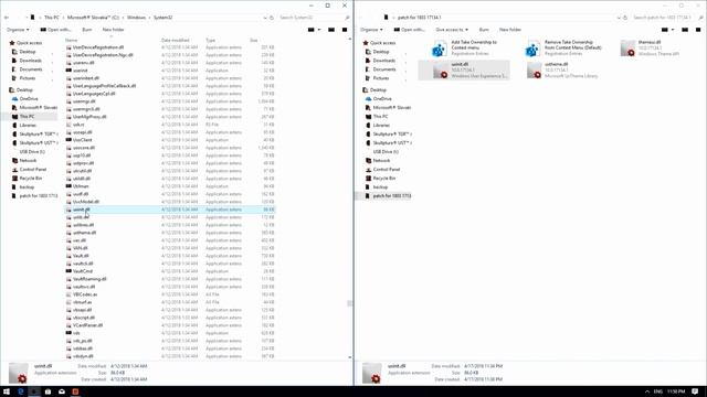 Windows 10 RS4 1803 and RS5 1809 3rd Party themes Patch by Villi Vidi Vici® and Moonnique® смотреть онлайн