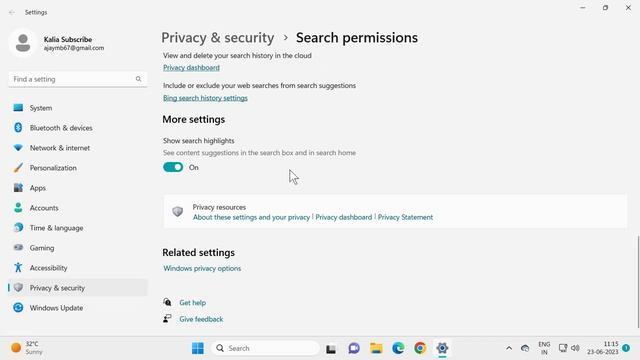 How To Enable or Disable Search Highlights in Windows 11 смотреть онлайн