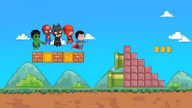 Super Mario Bros. Será que Mario terá sucesso em Quebrar Porta Aleatória, Mario Crescendo Animação смотреть онлайн